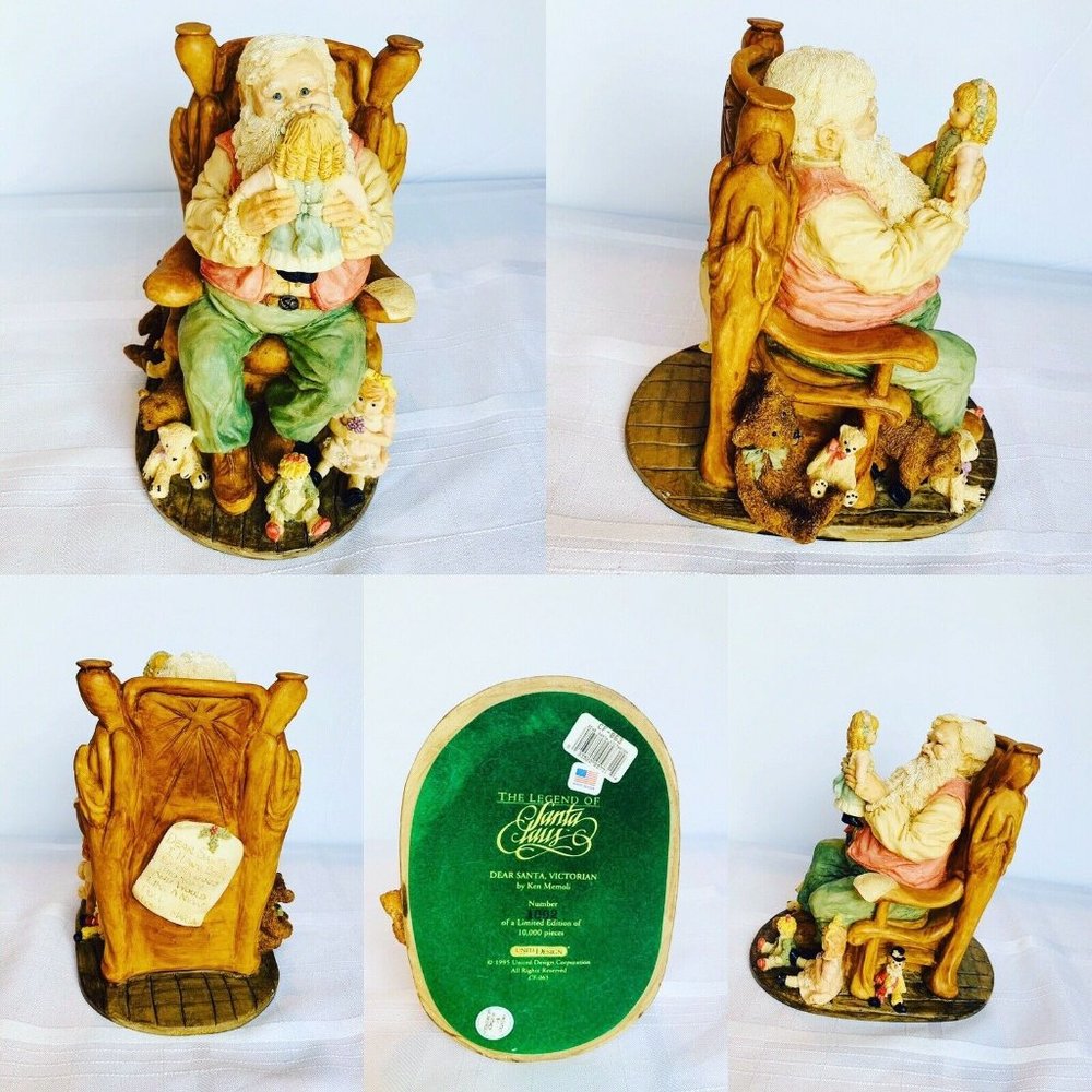Ken Memoli "The Legend of Santa Claus" 1995 DEAR SANTA CF-063 #1002 Hand Painted - Picture 3 of 12